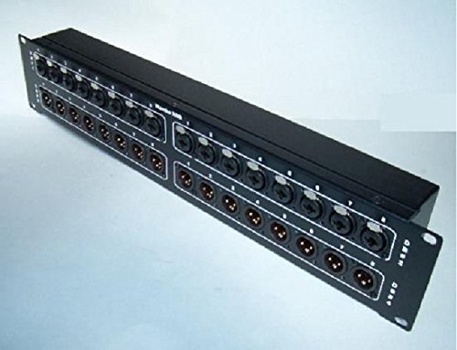 NETWORKSOUND MAMBA 16 XLR DB25 パッチベイ Mamba 32XDB - 16 XLR Combo & 16 XLR Male to 4 DB25 Audio Patch Bay
